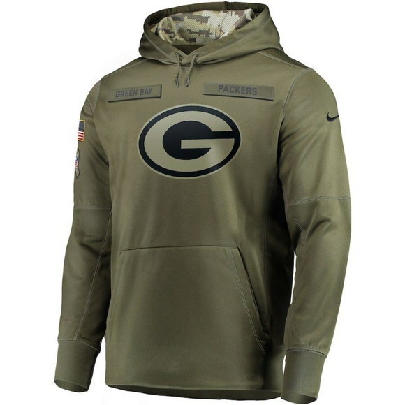 salute to service packers hoodie